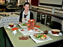 Young Chef Competition held in Beeslack School where Lauren Mclay won 1st place.  